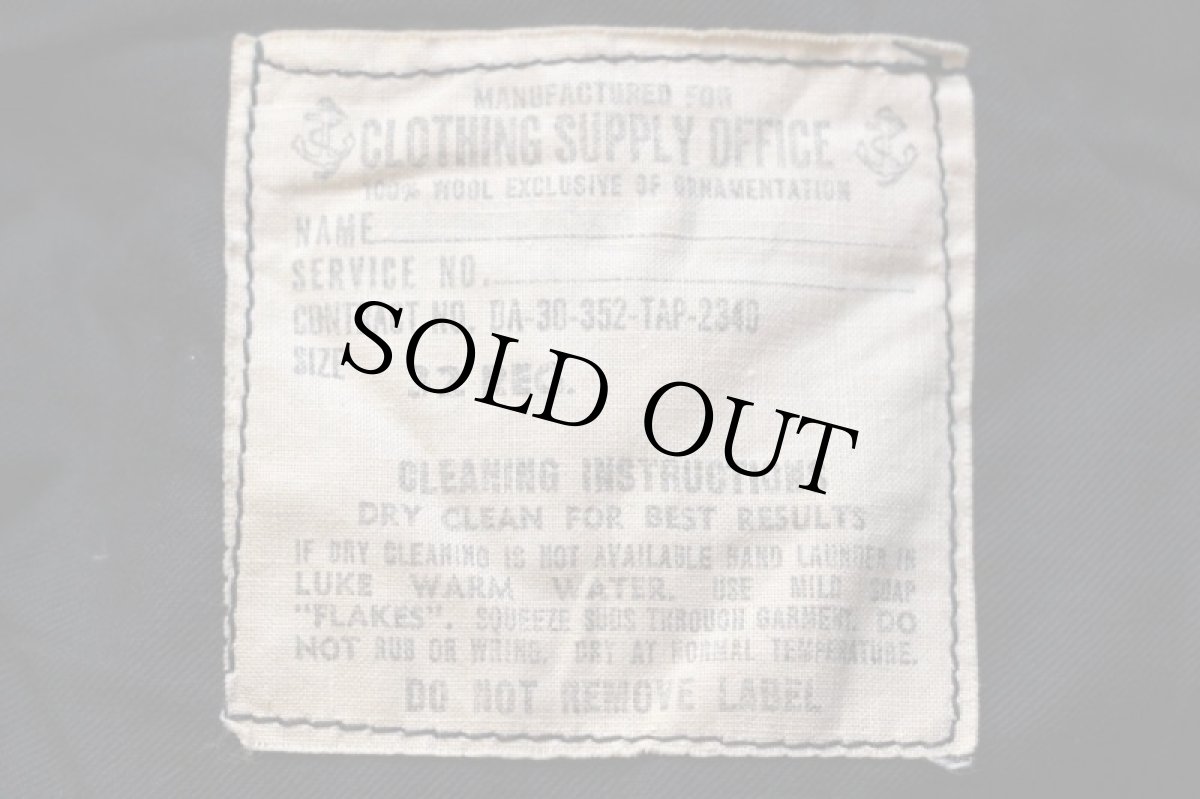 画像6: 50s 米軍 U.S.NAVY メルトン ウール セーラーパンツ 濃紺 32R (6)