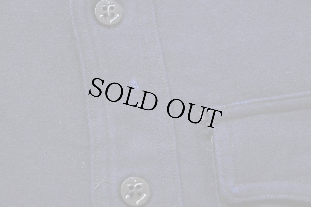 画像7: 40s 米軍 U.S.NAVY NAVAL 片ポケ CPO ウールシャツ 濃紺 (7)