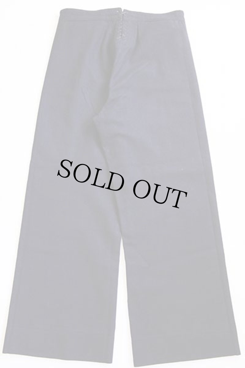 画像3: 60s 米軍 U.S.NAVY メルトン ウール セーラーパンツ 濃紺 35XL (3)