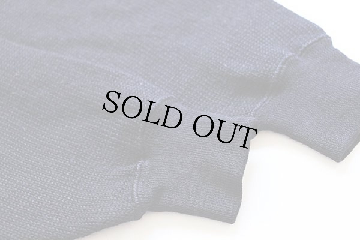 画像6: 50s 米軍 U.S.NAVY ハイネック ウールニット ゴブセーター 濃紺 44 (6)