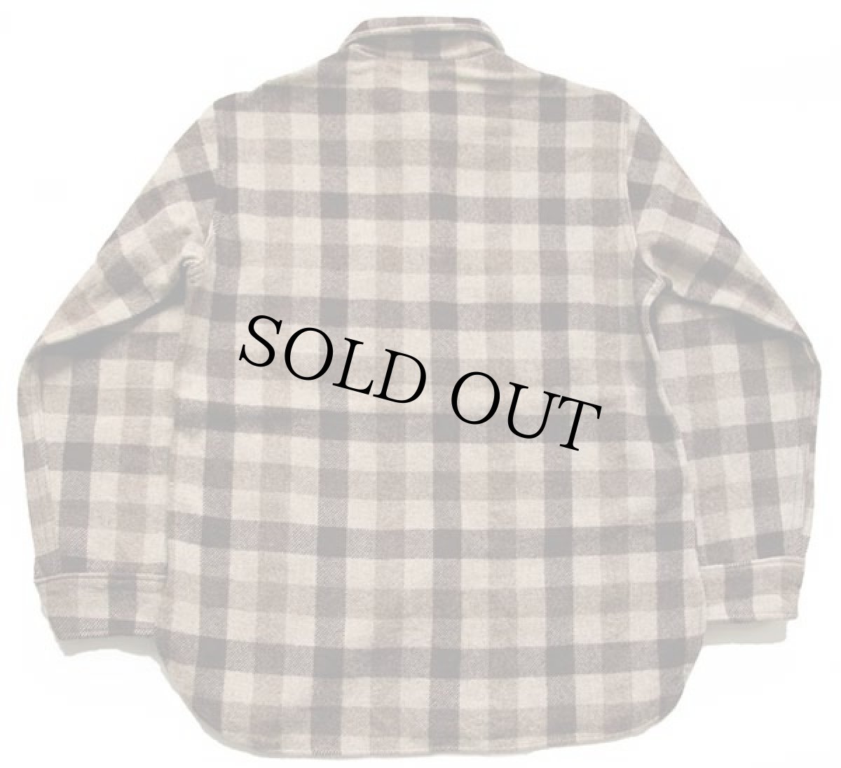 画像2: 70s Woolrichウールリッチ ブロックチェック ウールシャツ ブラウン M (2)