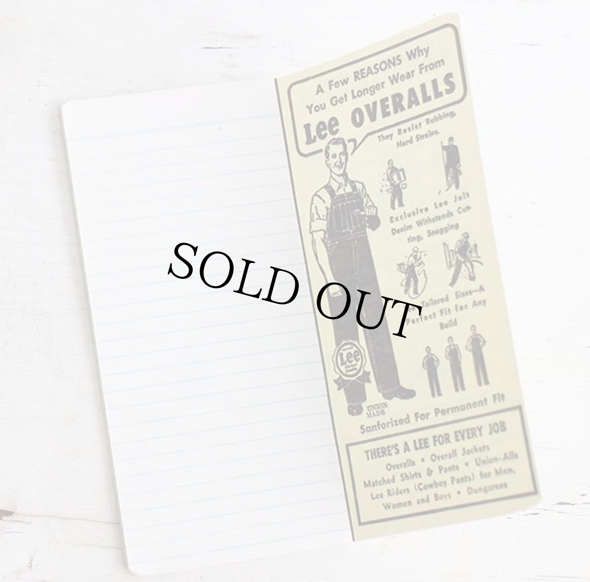 画像3: デッドストック★ビンテージ Leeリー RIDERS ミニノートブック アドバタイジング (3)