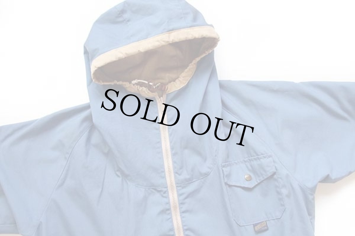 画像6: 80s USA製 CLASS-5 リバーシブル プルオーバー マウンテンパーカー ブルーグレー×タン L (6)