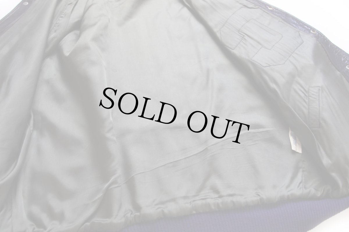 画像6: 70s BUTWINバトウィン パッチ付き オールレザー スタジャン 紫 48 (6)