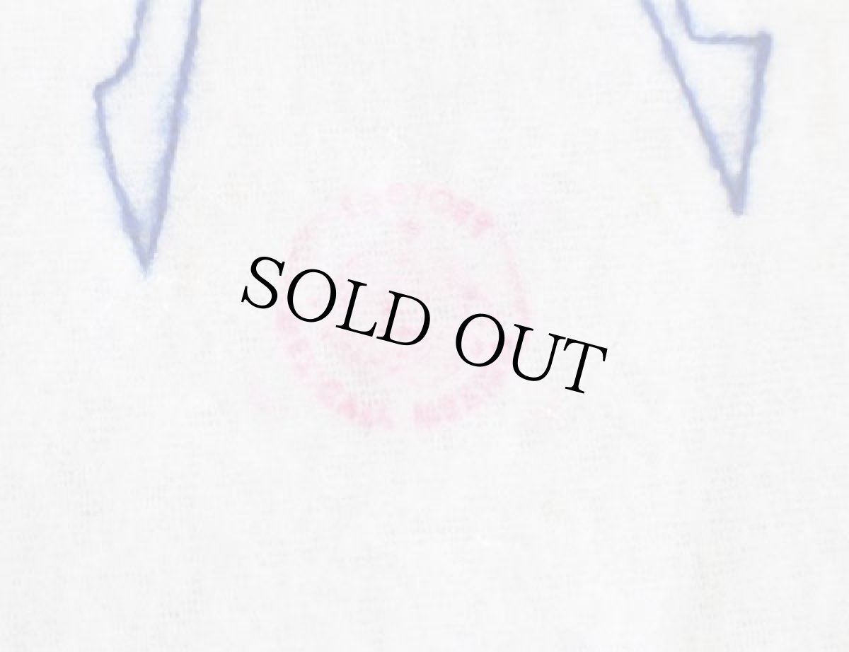 画像3: デッドストック★ビンテージ W レタードパッチ 青×黄★ワッペン (3)