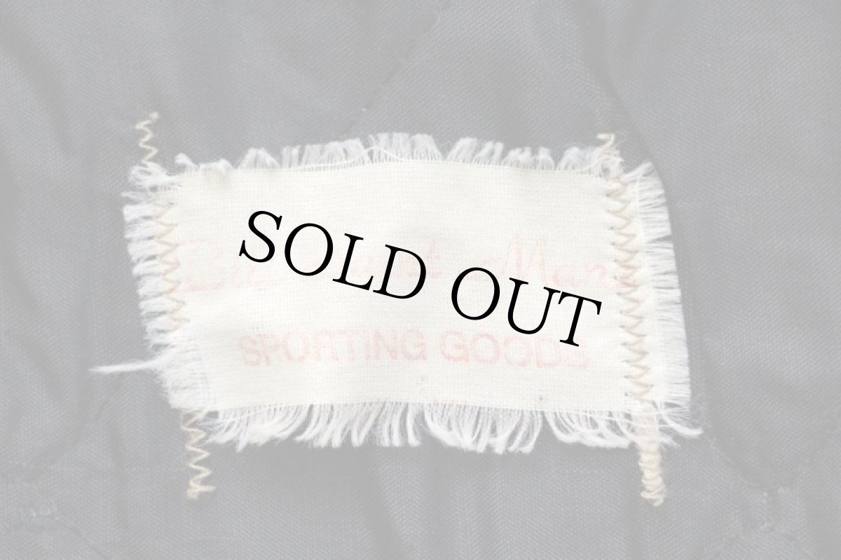 画像4: 80s Bill Saint Mans キルティングライナー オールレザー スタジャン 黒 (4)