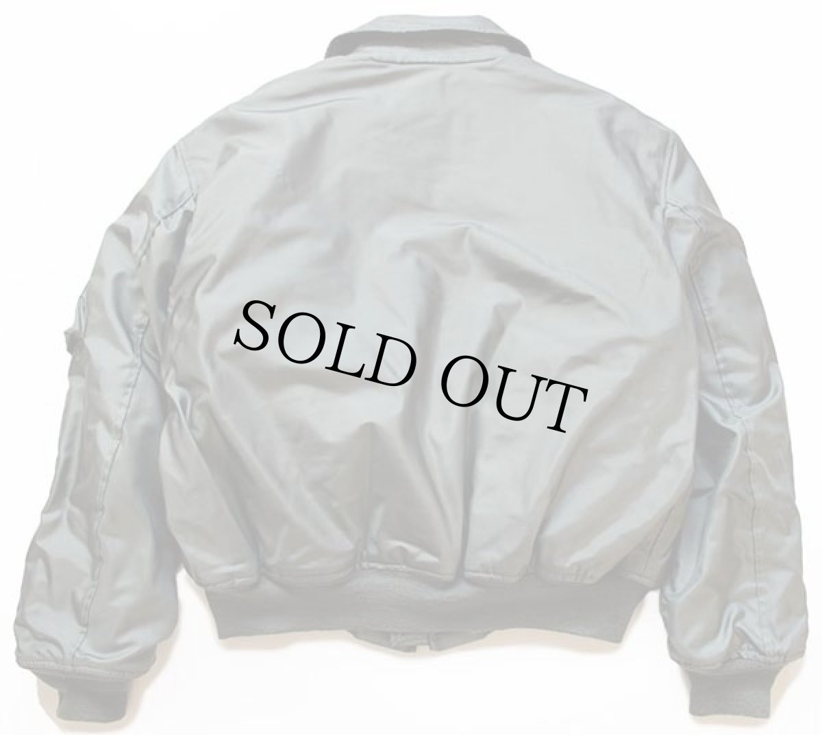 画像2: 80s 米軍 USAF CWU-45/P キルティングライナー アラミド フライトジャケット セージグリーン XL (2)