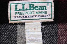 画像4: 80s USA製 L.L.Bean BAXTER STATE PARKA ウールライナー ナイロン マウンテンパーカー グレー M (4)