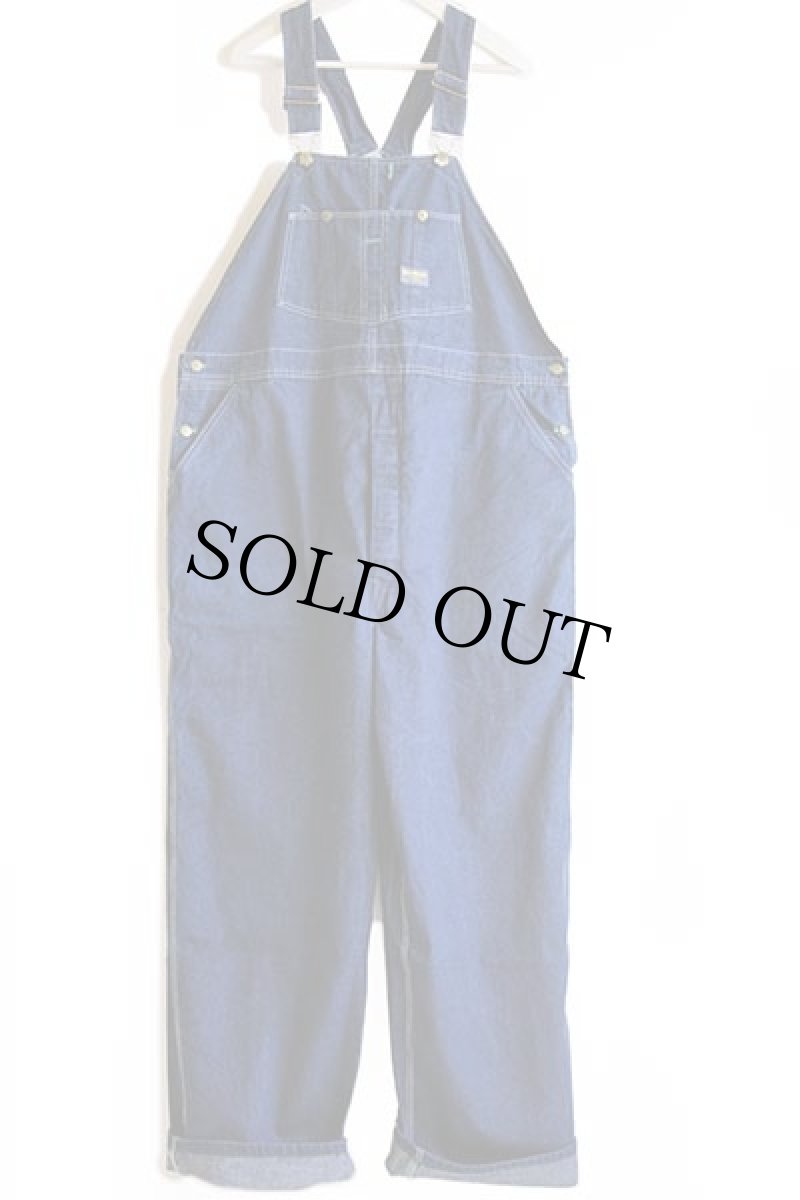 画像2: 80s USA製 OSHKOSH B'GOSH ローバック デニム オーバーオール w48 L32★特大 (2)