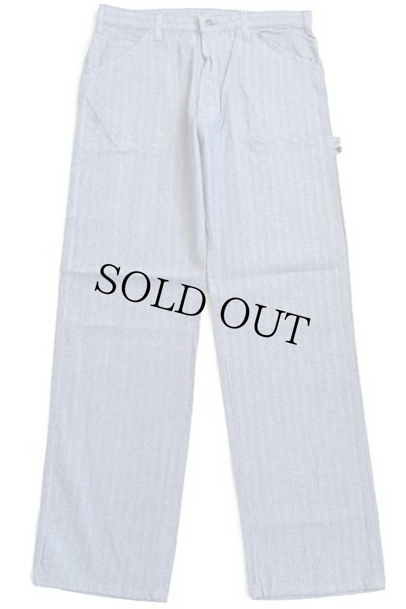 画像2: デッドストック★90s Dickiesディッキーズ HBT ヘリンボーンツイル ペインターパンツ w34 L32 (2)