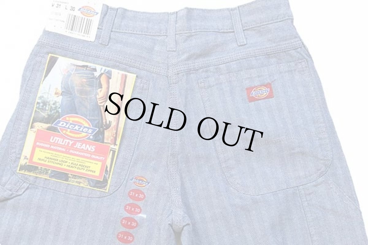 画像5: デッドストック★90s Dickiesディッキーズ HBT ヘリンボーンツイル ペインターパンツ w31 L30 (5)
