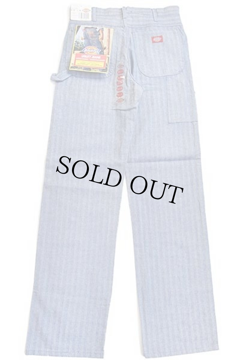 画像3: デッドストック★90s Dickiesディッキーズ HBT ヘリンボーンツイル ペインターパンツ w32 L34 (3)
