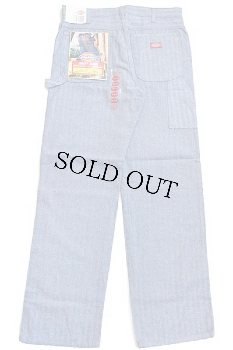 画像3: デッドストック★90s Dickiesディッキーズ HBT ヘリンボーンツイル ペインターパンツ w34 L32 (3)