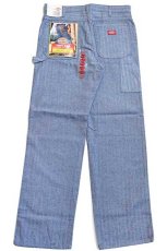 画像3: デッドストック★90s Dickiesディッキーズ HBT ヘリンボーンツイル ペインターパンツ w34 L32 (3)