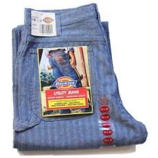 画像1: デッドストック★90s Dickiesディッキーズ HBT ヘリンボーンツイル ペインターパンツ w34 L32 (1)