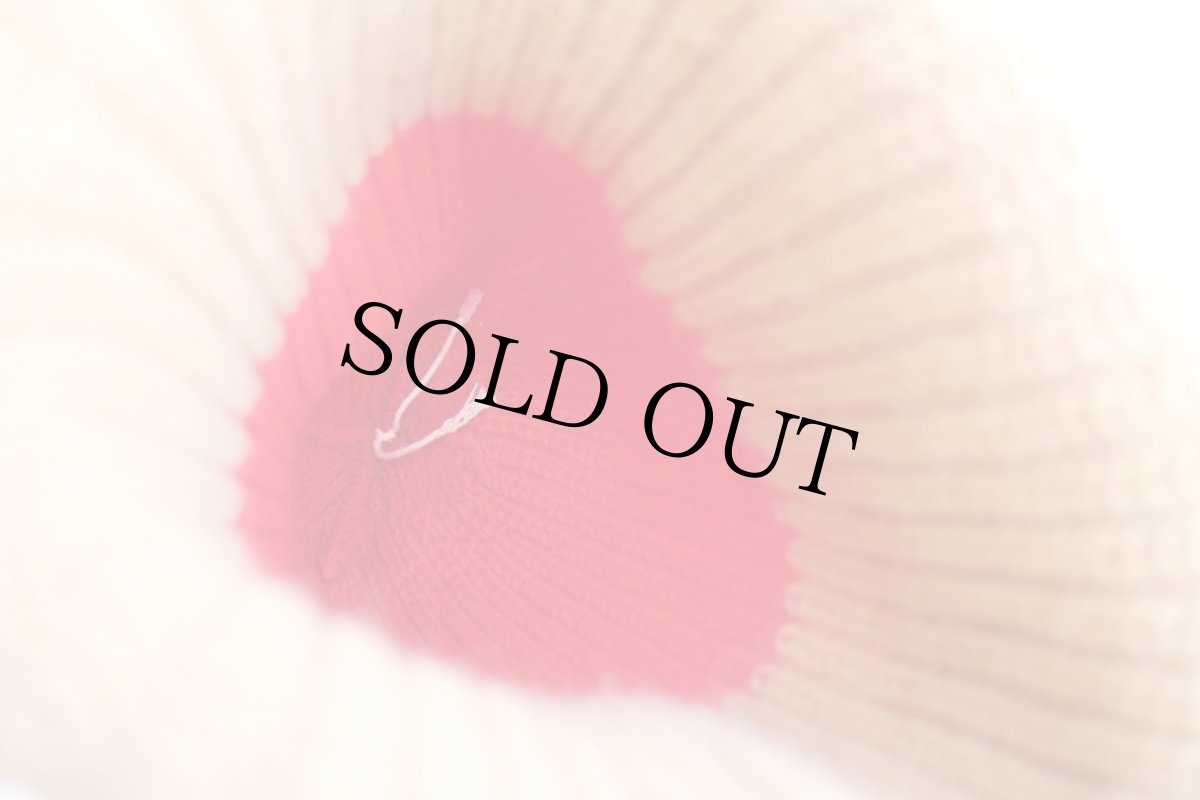 画像5: 90s NFL 49ERS パッチ付き ツートン ニットキャップ 薄茶×赤 (5)