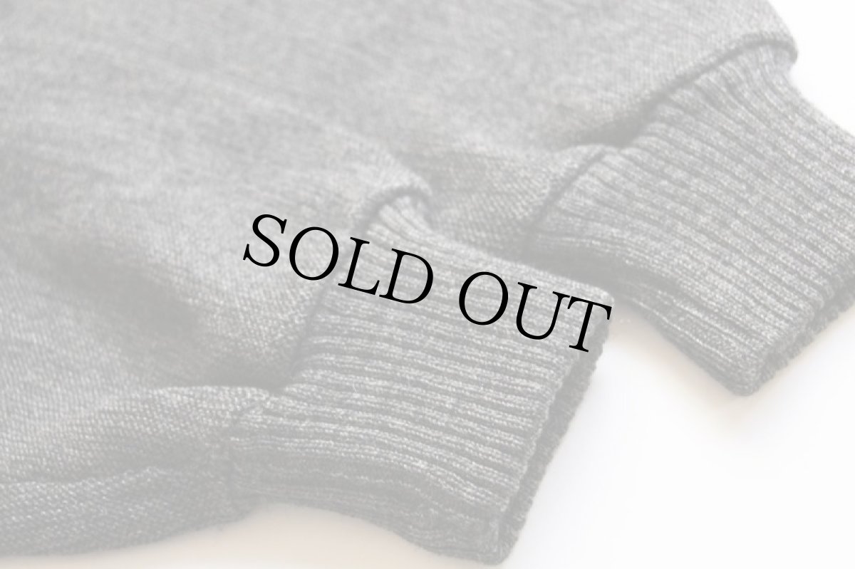 画像7: 50s Hanny's ストライプ ウールニット カーディガン グレー M (7)