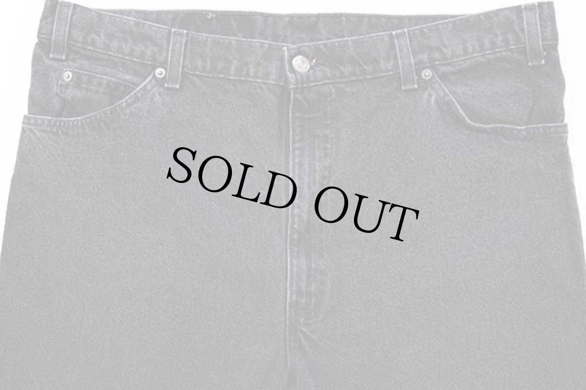 画像4: 90s USA製 Levi'sリーバイス 550 ブラック デニムパンツ w40 L32 (4)