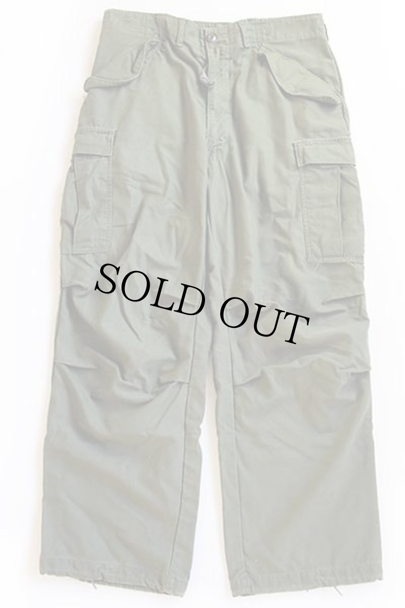 画像2: 70s 米軍 U.S.ARMY M-65 フィールド カーゴパンツ オリーブグリーン M-R (2)