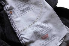 画像8: 90s カナダ製 Levi'sリーバイス 505 ブラック デニムパンツ w34 L32 (8)