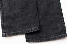 画像9: 90s カナダ製 Levi'sリーバイス 550 ブラック デニムパンツ w36 L30 (9)