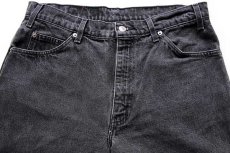 画像4: 90s Levi'sリーバイス 550 ブラック デニムパンツ w34 L30 (4)