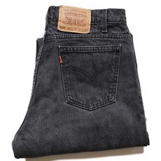 画像1: 90s Levi'sリーバイス 550 ブラック デニムパンツ w34 L30 (1)