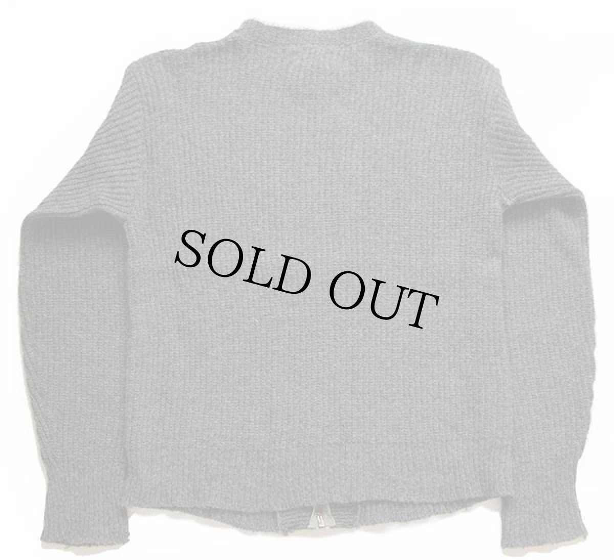 画像2: 60s USA製 NEW YORKER モヘヤ ニット フルジップ セーター (2)