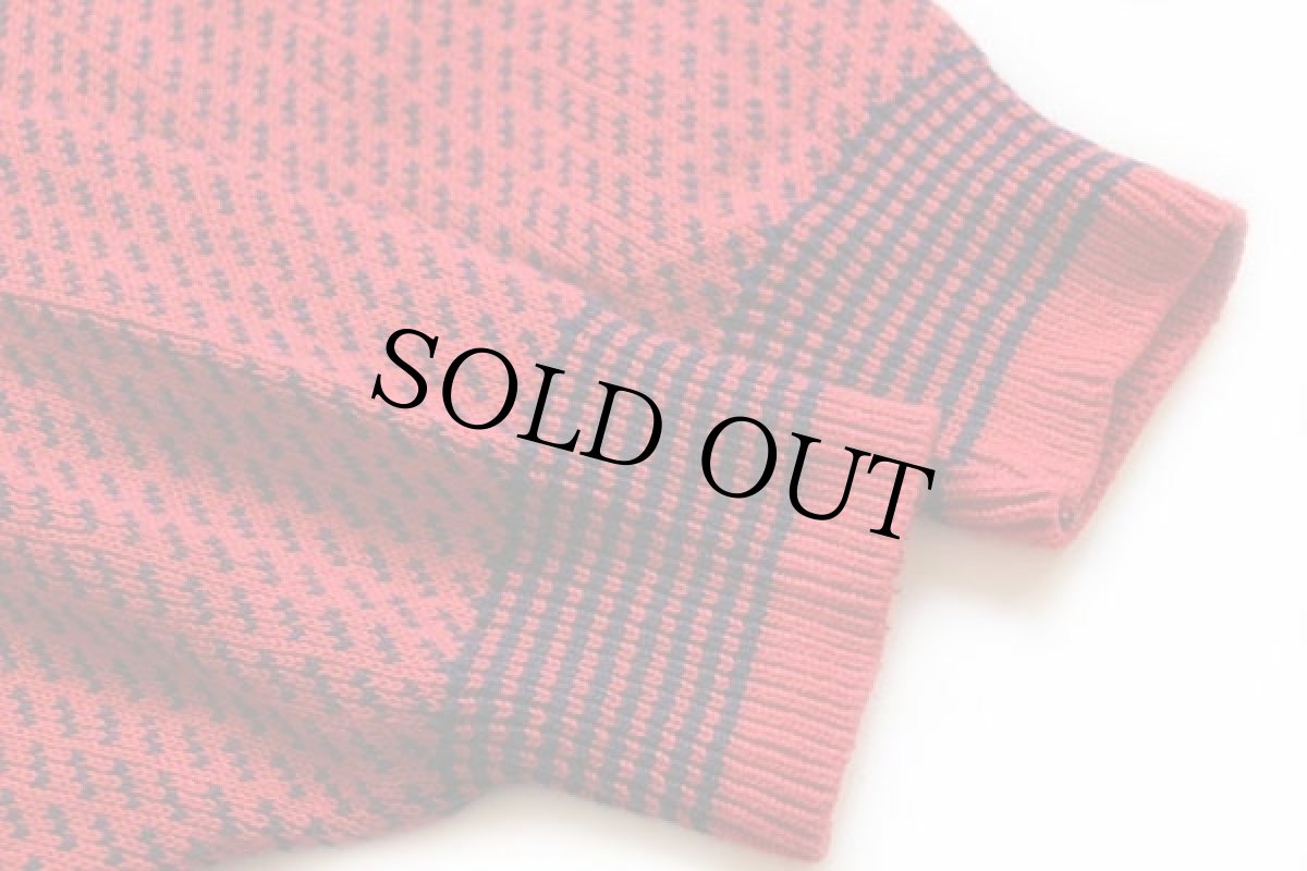画像6: 90s USA製 Winona Knits バーズアイ コットンニット セーター 赤 2XL (6)