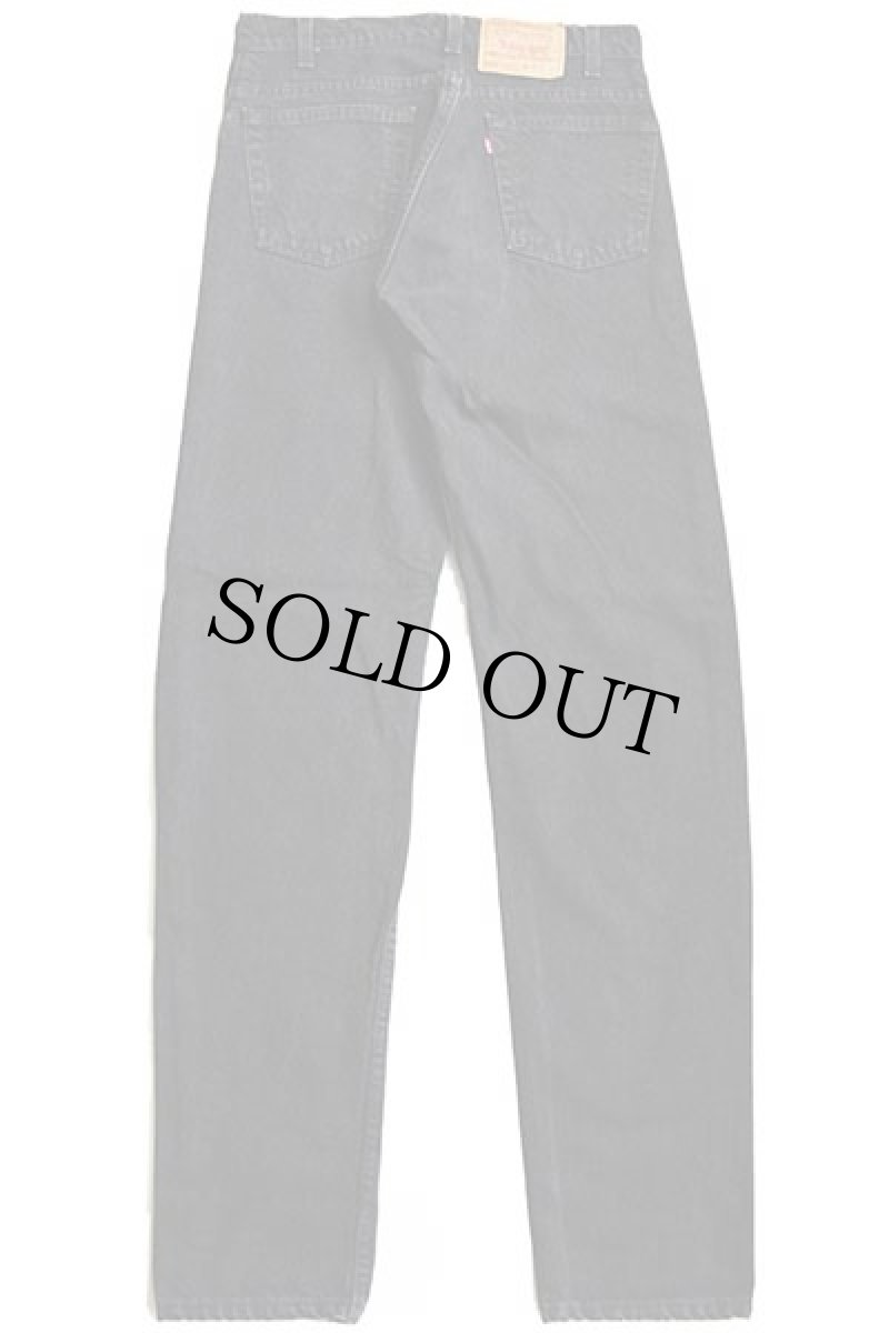 画像3: 90s USA製 Levi'sリーバイス 505 ブラック デニムパンツ カスタム w31 L34 (3)