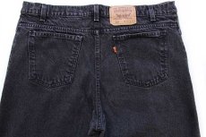 画像5: 90s USA製 Levi'sリーバイス 550 ブラック デニムパンツ w40 L32 (5)