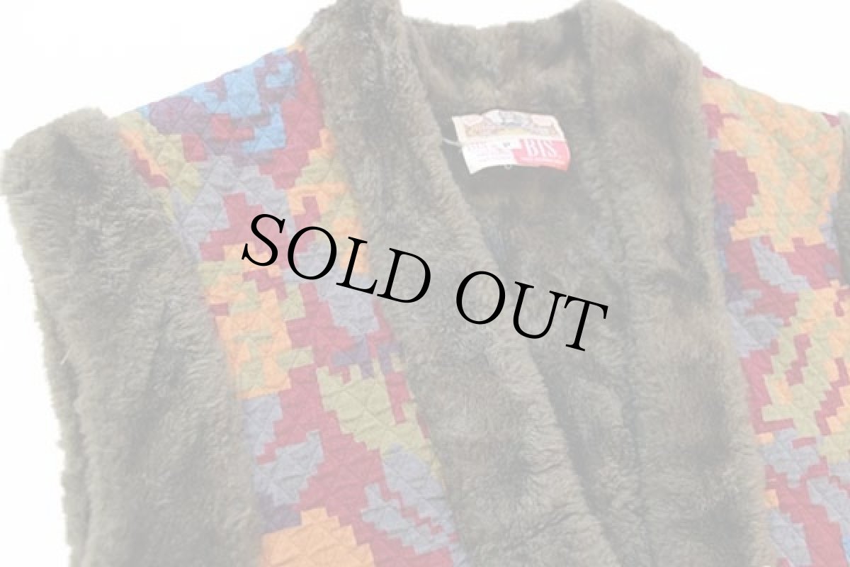 画像3: 80s BIS × Neiman Marcus ボアライナー 総柄 キルティング ベスト P (3)