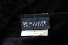 画像3: 90s USA製 BRIDGETOWN COLLECTION 無地 マキシ丈 ベロアスカート 黒 M (3)