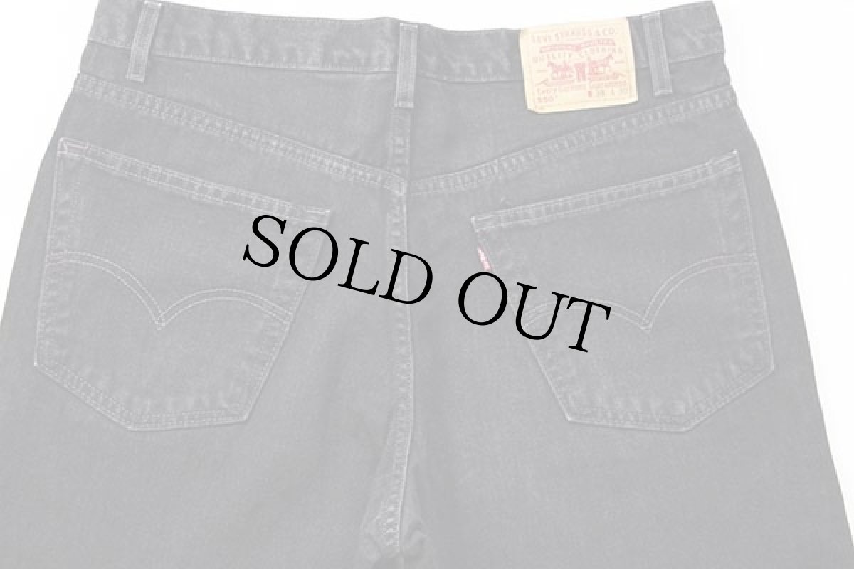 画像6: 00s Levi'sリーバイス 550 ブラック デニムパンツ w38 L30 (6)