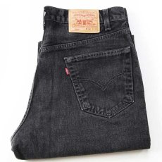 画像1: 90s カナダ製 Levi'sリーバイス 550 ブラック デニムパンツ w36 L30 (1)