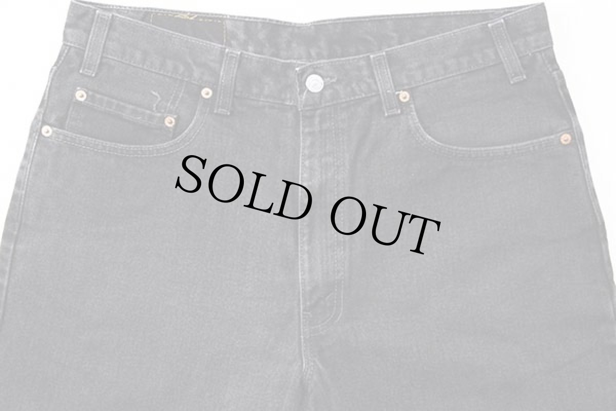 画像4: 90s カナダ製 Levi'sリーバイス 550 ブラック デニムパンツ w36 L30 (4)