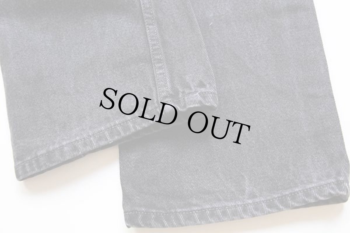 画像9: 90s カナダ製 Levi'sリーバイス 505 ブラック デニムパンツ w34 L32 (9)