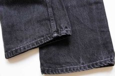 画像9: 90s カナダ製 Levi'sリーバイス 505 ブラック デニムパンツ w34 L32 (9)