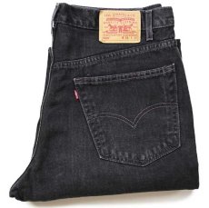 画像1: 00s Levi'sリーバイス 550 ブラック デニムパンツ w38 L30 (1)