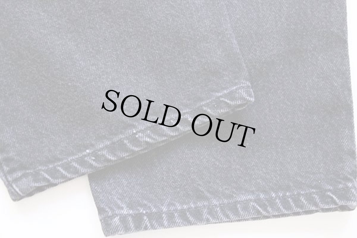 画像9: 90s USA製 Levi'sリーバイス 550 ブラック デニムパンツ w40 L32 (9)