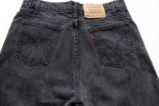 画像5: 90s Levi'sリーバイス 550 ブラック デニムパンツ w34 L30 (5)