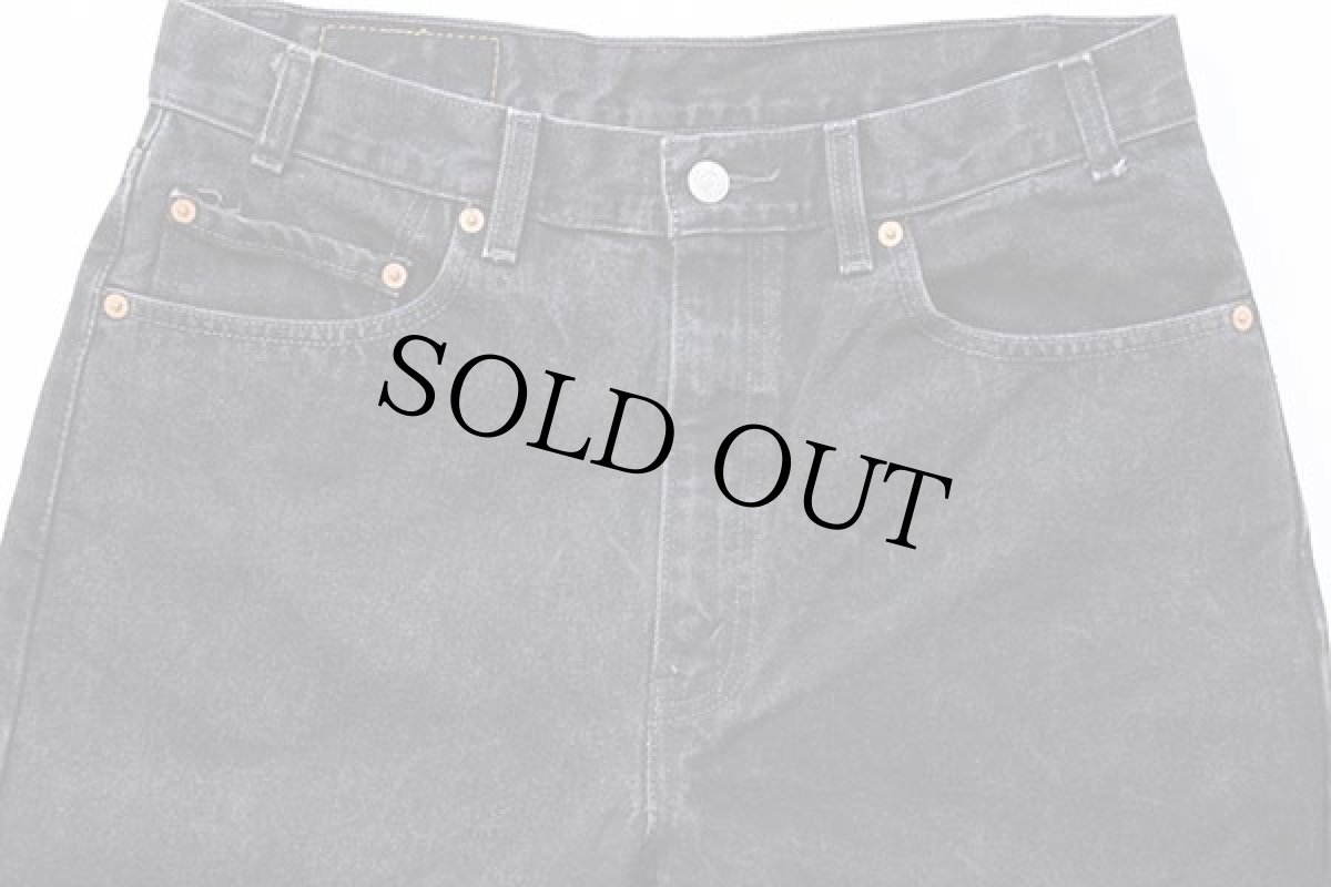画像4: 90s Levi'sリーバイス 505 ブラック デニムパンツ w33 L30 (4)