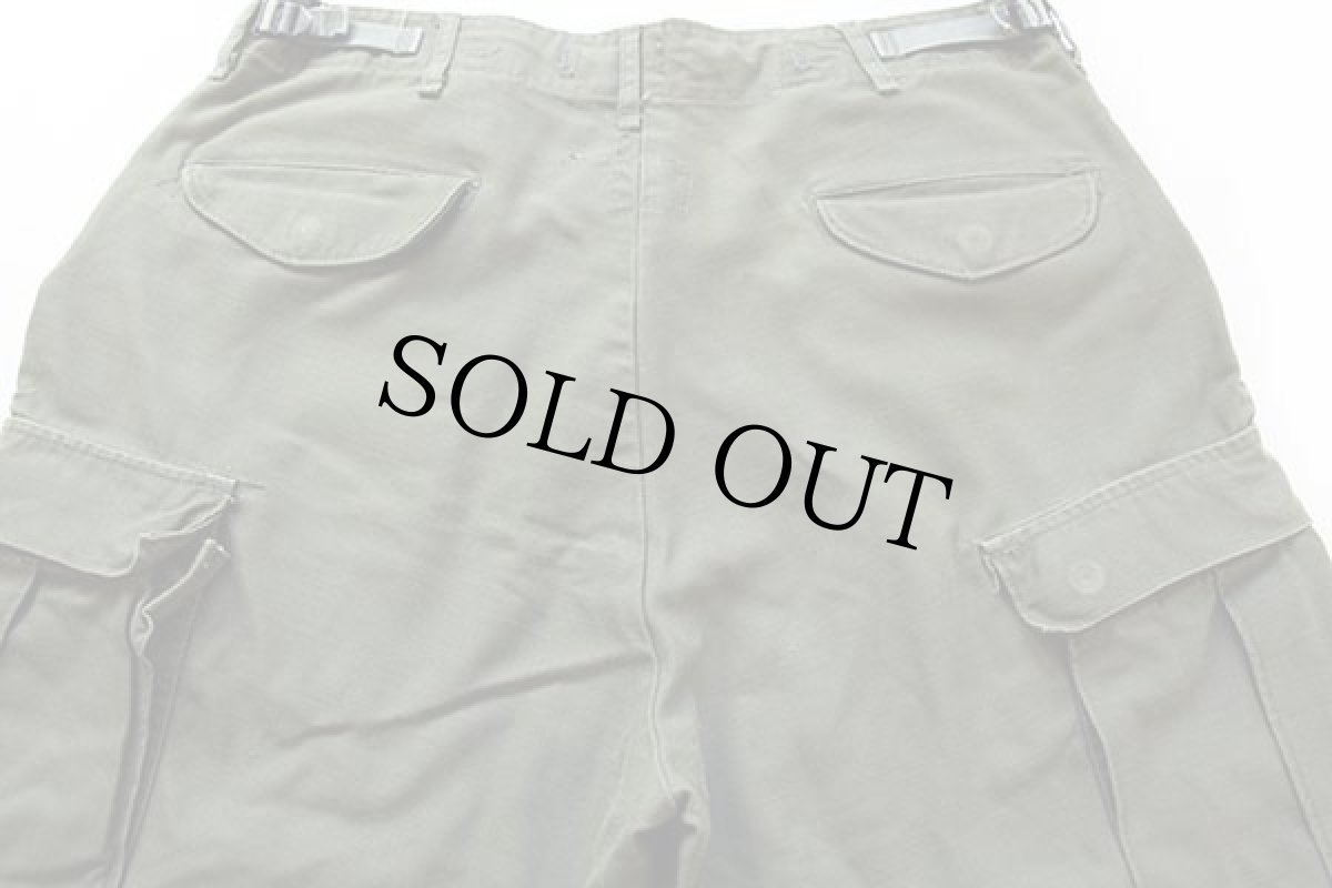 画像5: 70s 米軍 U.S.ARMY M-65 フィールド カーゴパンツ オリーブグリーン M-R (5)