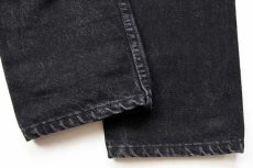 画像9: 90s USA製 Levi'sリーバイス 505 ブラック デニムパンツ カスタム w31 L34 (9)