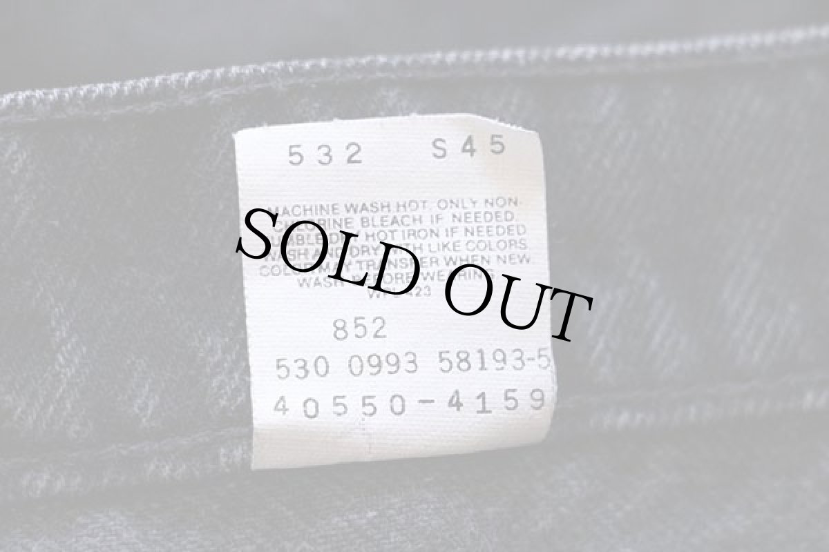 画像8: 90s USA製 Levi'sリーバイス 550 ブラック デニムパンツ w40 L32 (8)