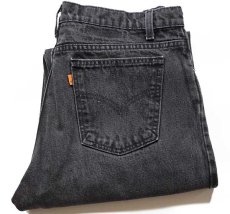 画像1: 90s USA製 Levi'sリーバイス 550 ブラック デニムパンツ w36 L34 (1)