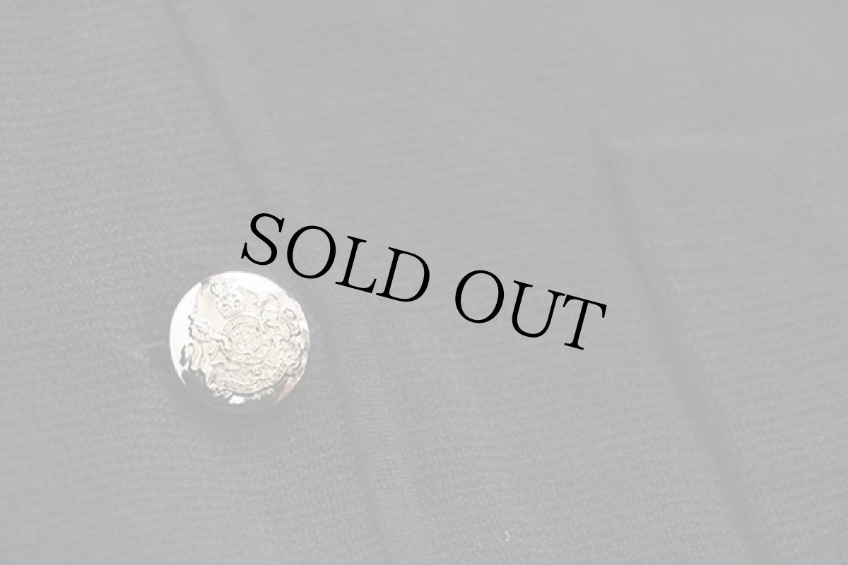 画像5: LAUREN ラルフローレン パッチ付き コットンニット ブレザー ジャケット 黒 M (5)