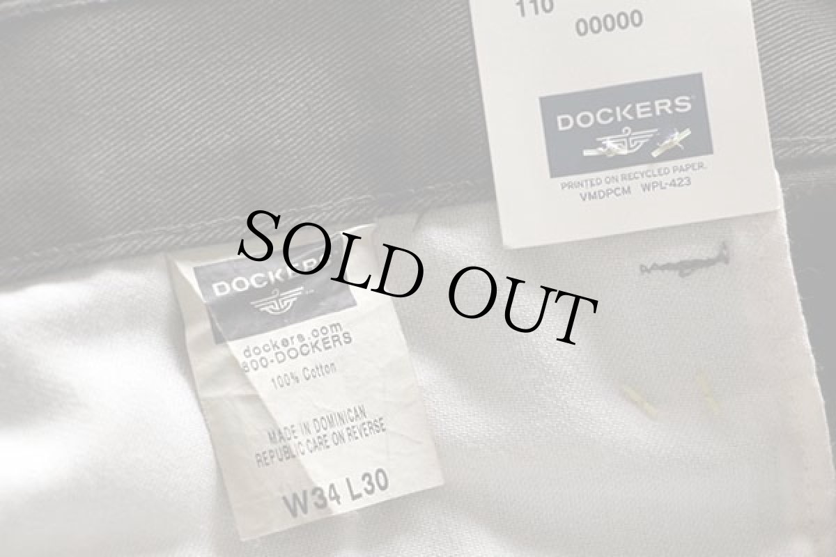 画像6: デッドストック★00s DOCKERSドッカーズ ツータック チノパン 焦げ茶 w34 L30★Levi'sリーバイス (6)