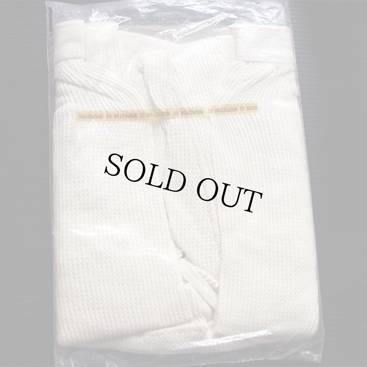 画像2: デッドストック★60s JCPenney コットン サーマルパンツ ナチュラル M (2)