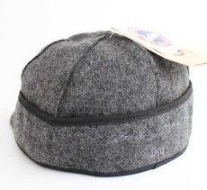 画像2: 未使用★USA製 Stormy Kromer 耳当て付き ウールキャップ チャコールグレー 7 (2)